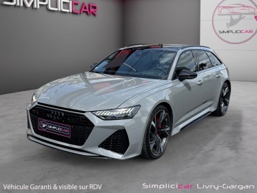 Audi rs6 avant v8 4.0 tfsi 600 tiptronic 8 quattro rs6 occasion simplicicar livry gargan simplicicar simplicibike france