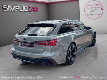 Audi rs6 avant v8 4.0 tfsi 600 tiptronic 8 quattro rs6 occasion simplicicar livry gargan simplicicar simplicibike france