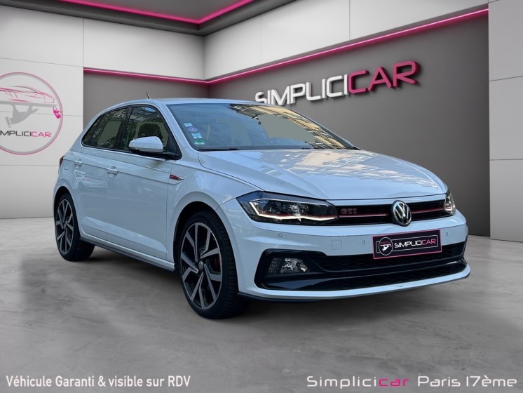 Volkswagen polo 6 gti 2.0 tsi 200 ss dsg6 carplay garantie 12 mois occasion paris 17ème (75)(porte maillot) simplicicar...
