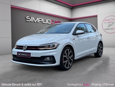 Volkswagen polo 6 gti 2.0 tsi 200 ss dsg6 carplay garantie 12 mois occasion paris 17ème (75)(porte maillot) simplicicar...