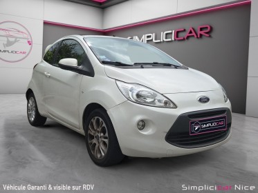 Ford ka 1.2 69 titanium - toit pano - radars  garantie occasion  simplicicar nice - pfvauto simplicicar simplicibike france