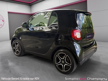 Smart fortwo coupe 0.9 90 ch  ba6 prime-45730 kms-sieges cuir chauffant-toit panoramique-jantes alu 16 pouces occasion...