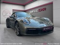 Porsche 911 carrera cabriolet 992 4 cabriolet 3.0i 385 pdk vert aventurine toutes options garantie occasion paris 17ème...