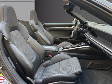 Porsche 911 carrera cabriolet 992 4 cabriolet 3.0i 385 pdk vert aventurine toutes options garantie occasion paris 17ème...