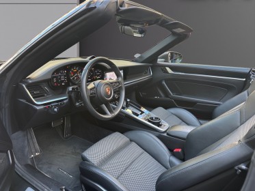 Porsche 911 carrera cabriolet 992 4 cabriolet 3.0i 385 pdk vert aventurine toutes options garantie occasion paris 17ème...