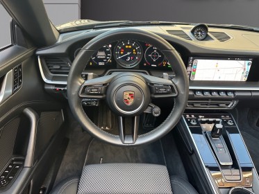 Porsche 911 carrera cabriolet 992 4 cabriolet 3.0i 385 pdk vert aventurine toutes options garantie occasion paris 17ème...