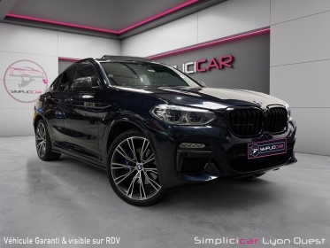 Bmw x4 g02 m40i 354ch bva8 carbonschwarz attelage éléctrique caméra carplay garantie 12 mois occasion simplicicar lyon...