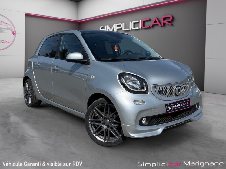Smart forfour eq 82ch prime brabus sièges chauffants av/ar toit panoramique caméra garantie 12 mois occasion simplicicar...