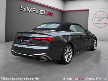 Audi a5 cabriolet 35 tdi 163 s tronic 7 s line garantie 12 mois occasion paris 17ème (75)(porte maillot) simplicicar...