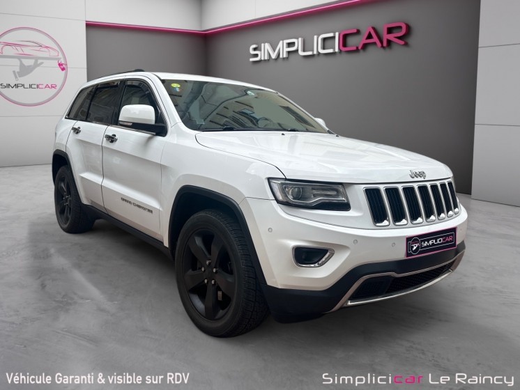 Jeep grand cherokee v6 3l 250ch limited camera de recul garantie 12 mois occasion simplicicar le raincy simplicicar...