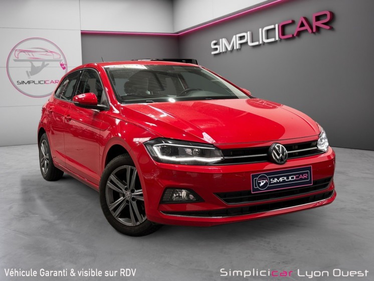 Volkswagen polo 1.0 tsi 115 ss dsg7 carat - sièges chauffants - garantie 12 mois occasion simplicicar lyon ouest simplicicar...