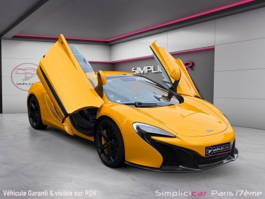 Mclaren 650s v8 ch bva 6 spider suivi mclaren pack carbone echappement sport occasion paris 17ème (75)(porte maillot)...