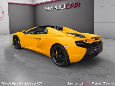 Mclaren 650s v8 ch bva 6 spider suivi mclaren pack carbone echappement sport occasion paris 17ème (75)(porte maillot)...