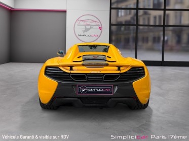 Mclaren 650s v8 ch bva 6 spider suivi mclaren pack carbone echappement sport occasion paris 17ème (75)(porte maillot)...