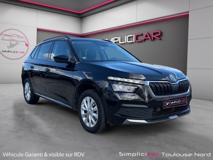 Skoda kamiq 1.0 tsi 110 ch dsg7 ambition carplay android auto camera de recul occasion simplicicar toulouse nord simplicicar...