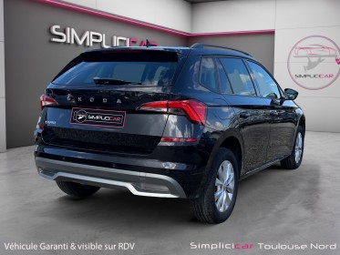 Skoda kamiq 1.0 tsi 110 ch dsg7 ambition carplay android auto camera de recul occasion simplicicar toulouse nord simplicicar...