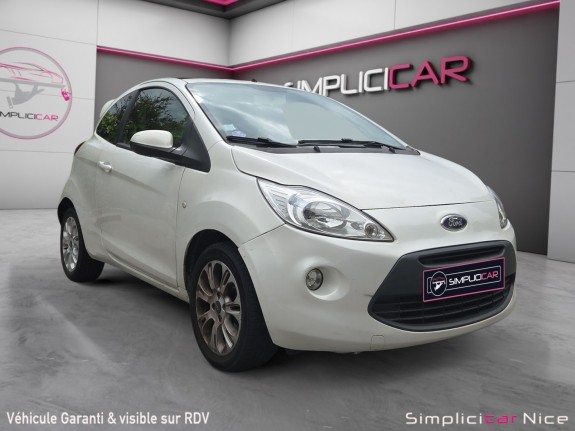 Ford ka 1.2 69 titanium - toit pano - radars - garantie occasion  simplicicar nice - pfvauto simplicicar simplicibike france