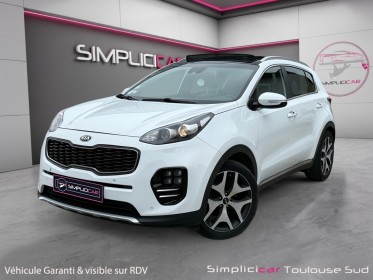 Kia sportage 2.0 crdi 136 isg 4x2 gt line caméra de recul toit ouvrant garantie 12 mois occasion simplicicar toulouse sud...
