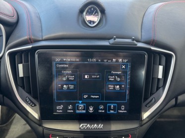 Maserati ghibli 3.0 v6 275 d gransport sièges ventilés chauffants mémoire carplay harman kardon toit ouvrant garantie...