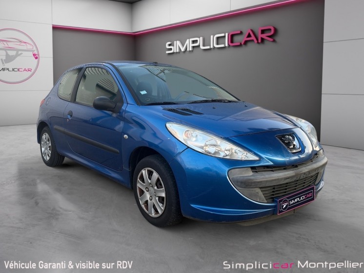 Peugeot 206 1.4e 75ch trendy garantie 12 mois occasion montpellier (34) simplicicar simplicibike france