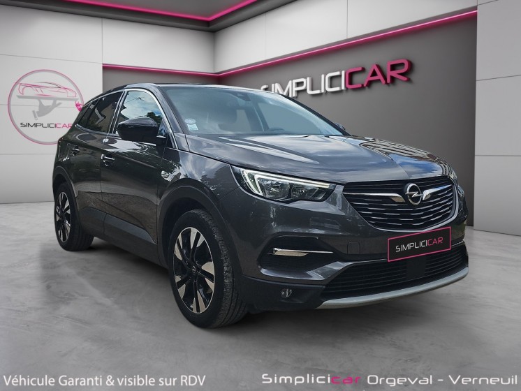 Opel grandland x 1.2 turbo 130 ch design line - carplay - camera de recul - lane assist - attelage amovible occasion...