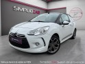 Citroen ds3 cabriolet e-hdi 90 sport chic - full entretien - radar ar - régulateur - bluetooth - roue de secours - garantie...