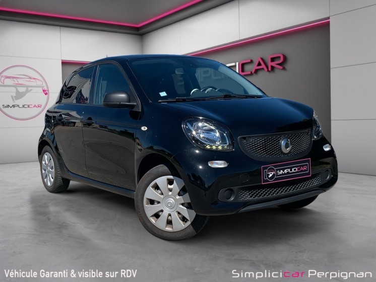 Smart forfour 1.0 71 ch ss pure - bluetooth - climatisation - radar de recul - garantie 12 mois europe occasion simplicicar...