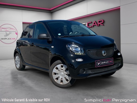 Smart forfour 1.0 71 ch ss pure - bluetooth - climatisation - radar de recul - garantie 12 mois europe occasion simplicicar...