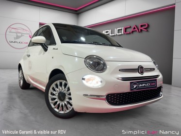 Fiat 500 dolcevita 70ch toit pano carplay origine france garantie 12 mois occasion simplicicar nancy simplicicar simplicibike...
