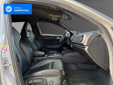 Audi rs3 sportback 2.5 tfsi 400 s tronic 7 quattro/daza  sièges diamants camera de recul sièges chauffants bang/olufsen......