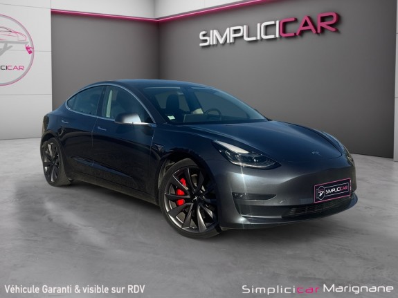 Tesla model 3 performance dual motor awd autopilot audio premium garantie 12 mois occasion simplicicar marignane  simplicicar...