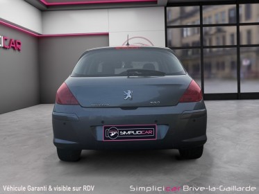 Peugeot 308 1.6 vti 120ch premium a clim régulateur 93000 km garantie 12 mois occasion simplicicar brive la gaillarde ...