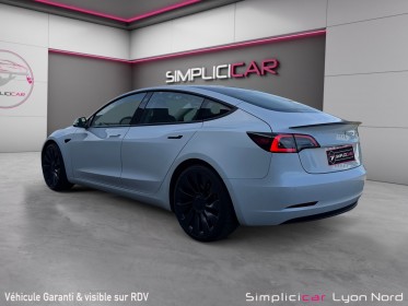 Tesla model 3 performance dual motor awd  batterie neuve soh 99% occasion simplicicar lyon nord simplicicar simplicibike france