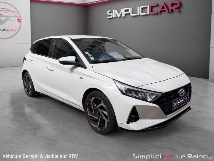 Hyundai i20 1.0 t-gdi 100 hybrid 48v creative carplay entretien hyundai et garantie 12 mois occasion simplicicar le raincy...