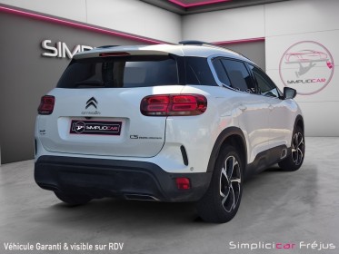 Citroen c5 aircross puretech 130 ss bvm6 shine attelage toit ouvrant blanc nacre garantie 12 mois occasion simplicicar frejus...