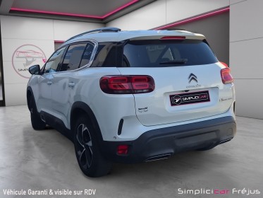 Citroen c5 aircross puretech 130 ss bvm6 shine attelage toit ouvrant blanc nacre garantie 12 mois occasion simplicicar frejus...