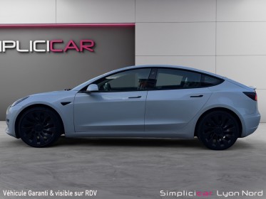 Tesla model 3 performance dual motor awd  batterie neuve soh 99% garantie constructeur 2031 occasion simplicicar lyon nord...