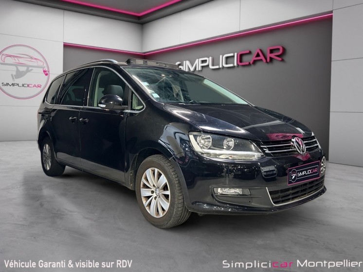 Volkswagen sharan 2.0 tdi 140ch bluemotion technology carat dsg6 garantie 12 mois occasion montpellier (34) simplicicar...