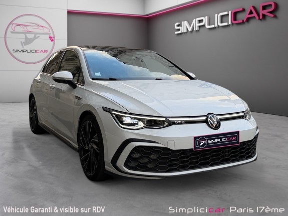 Volkswagen golf 2.0 tdi scr 200 dsg7 gtd occasion paris 17ème (75)(porte maillot) simplicicar simplicibike france
