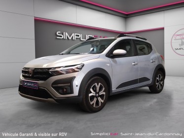 Dacia sandero stepway tce 90 - garantie 12 mois car play caméra avertisseur d'angles morts keyless suivi complet occasion...