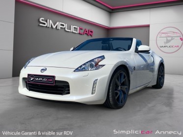 Nissan 370z roadster 3.7 v6 328 pack - silencieux nismo - etat exceptionnel - garantie 12 mois occasion simplicicar annecy...