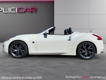 Nissan 370z roadster 3.7 v6 328 pack - silencieux nismo - etat exceptionnel - garantie 12 mois occasion simplicicar annecy...