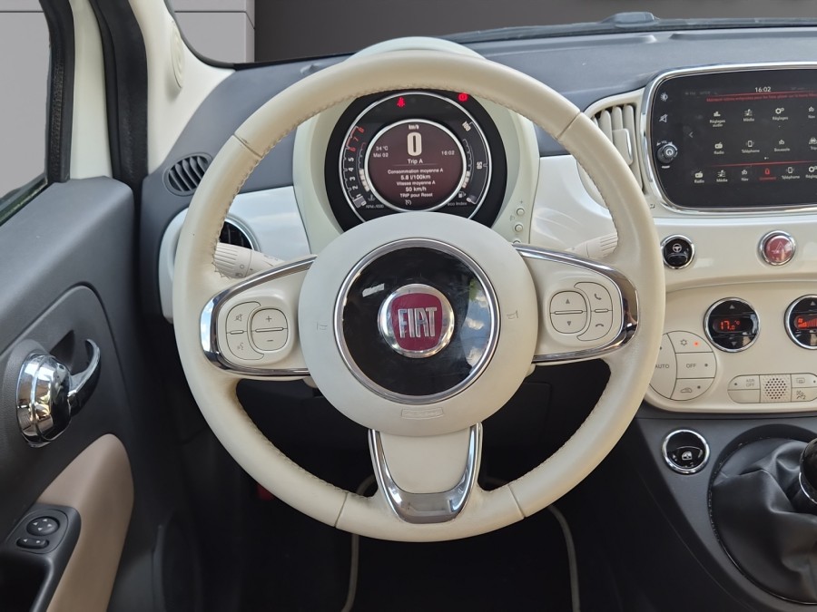 FIAT d'occasion 500 C 1.2 8V 69 POP de 2017 Colmar (68)﻿