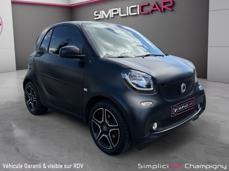 Smart fortwo coupe 0.9 90 ch ba6 prime - edition noir mat - 24900 km - occasion champigny-sur-marne (94) simplicicar...