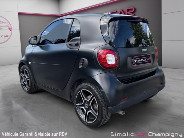 Smart fortwo coupe 0.9 90 ch ba6 prime - edition noir mat - 24900 km - occasion champigny-sur-marne (94) simplicicar...