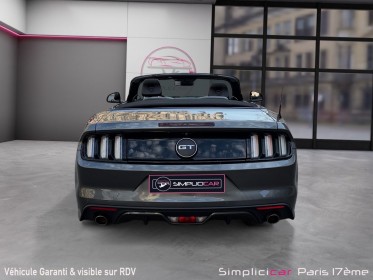 Ford mustang convertible v8 5.0 421 gt garantie 12 mois siege chauffant et ventilé caméra de recul occasion paris 17ème...