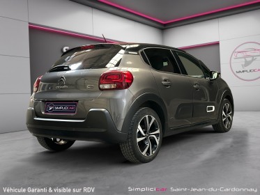 Citroen c3 1.2 83 ss bvm5 shine garantie 12 mois camera carplay distribution neuve occasion simplicicar saint-jean...