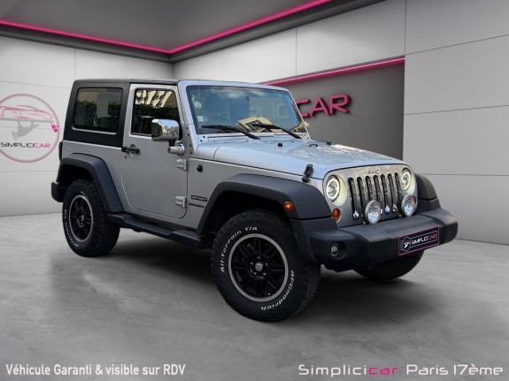 Jeep wrangler 2.8 crd 177 sport garantie 12 mois occasion paris 17ème (75)(porte maillot) simplicicar simplicibike france