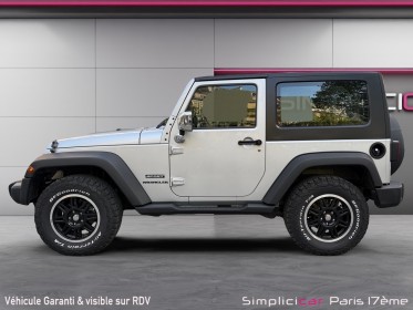 Jeep wrangler 2.8 crd 177 sport garantie 12 mois occasion paris 17ème (75)(porte maillot) simplicicar simplicibike france