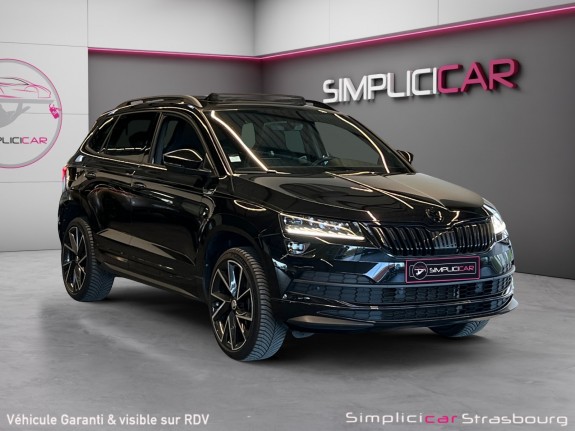Skoda karoq 1.5 tsi 150 ch act dsg7 sportline - toit pano - jantes 19 - carplay - siÈges baquets occasion simplicicar...